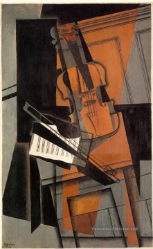 violon 1916 Juan Gris Peinture à l'huile